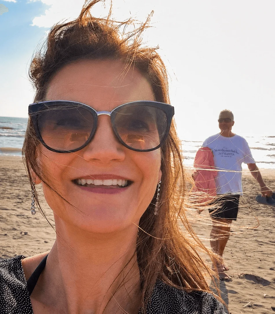 Anita heute, frei und strahlend